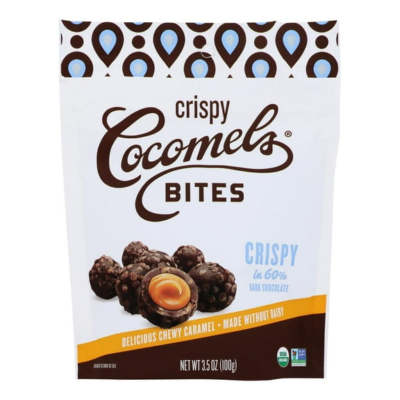 Cocomels Bite Crispy Chocolate Covered 3.5 oz (Pack of 6)