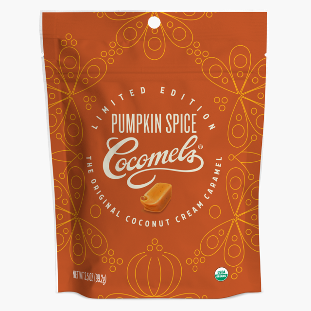 Coconut Cream Caramels Pumpkin Spice 3.5 oz Pack of 2
