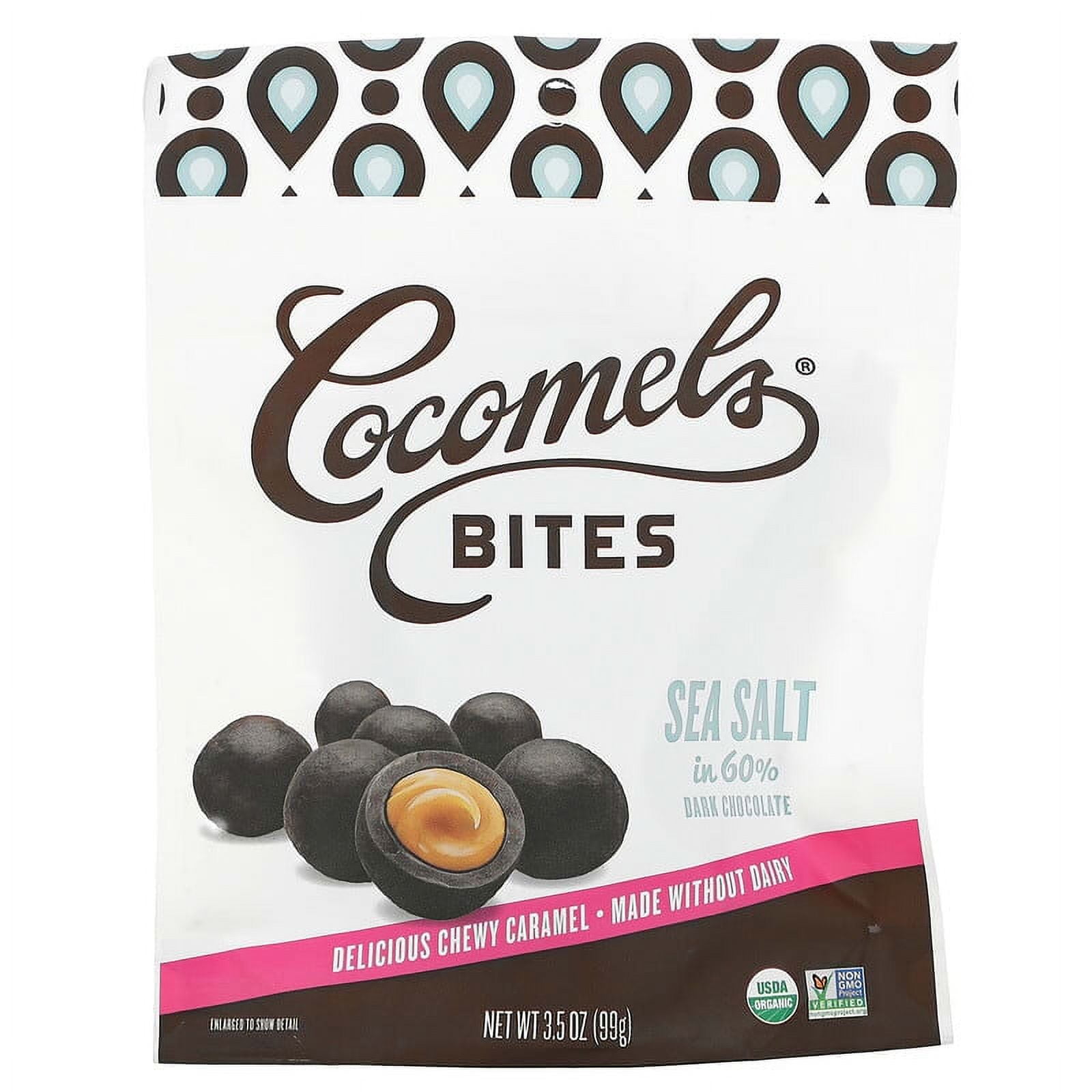 Cocomels Dairy Free Organic Coconut Milk Caramel Bites Sea Salt 3.5 oz