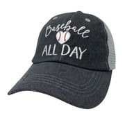 Cocomo Soul Baseball All Day Embroidered Hat Baseball Mom Mesh Trucker Style Hat Cap