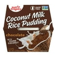 Coconu Milk Rice Pudding Snack, Chocolae Vegan Pudding, Dairy Pudding