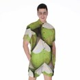 thumbnail image 1 of Coconut 3D Short Sleeve Men'S Rompers, Coconut Fruits Tropical Hawaiian Casual Summer Jumpsuits Outfit, 1 of 4