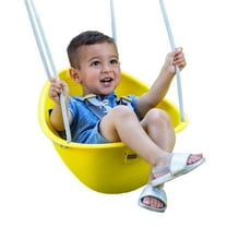 Coconut Baby Swing, Toddler Swing, Baby First Swing, Easy Installation, Ages 9 Months and Up, Ivory