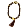 thumbnail image 1 of Coconut Beaded Stretch Bracelet, 1 of 1