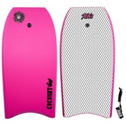 Coconut Body Board Lightweight Soft Foam Top Boogie Bodyboard Package Includes Premium Wrist Leash