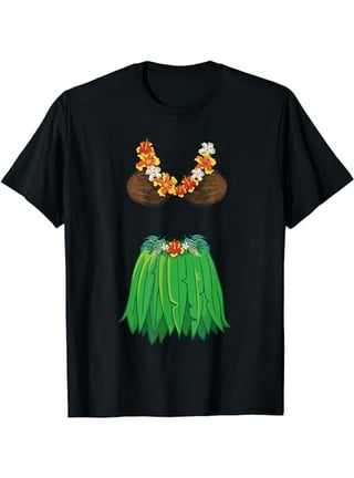 Buy Hawaiian Luau Funny Apron Coconut Bra Grass Skirt Adult Bbq Party Leis  Gag Gift Online at desertcartBolivia