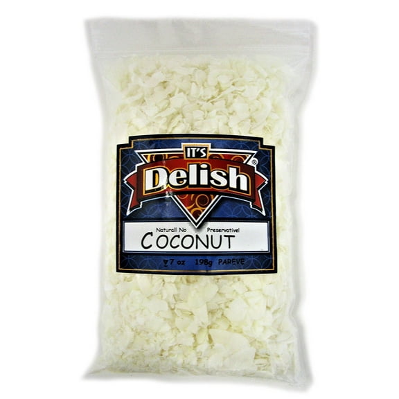 Coconut Chips All Natural, Raw, Unsweetened, by Its Delish, 3 lbs