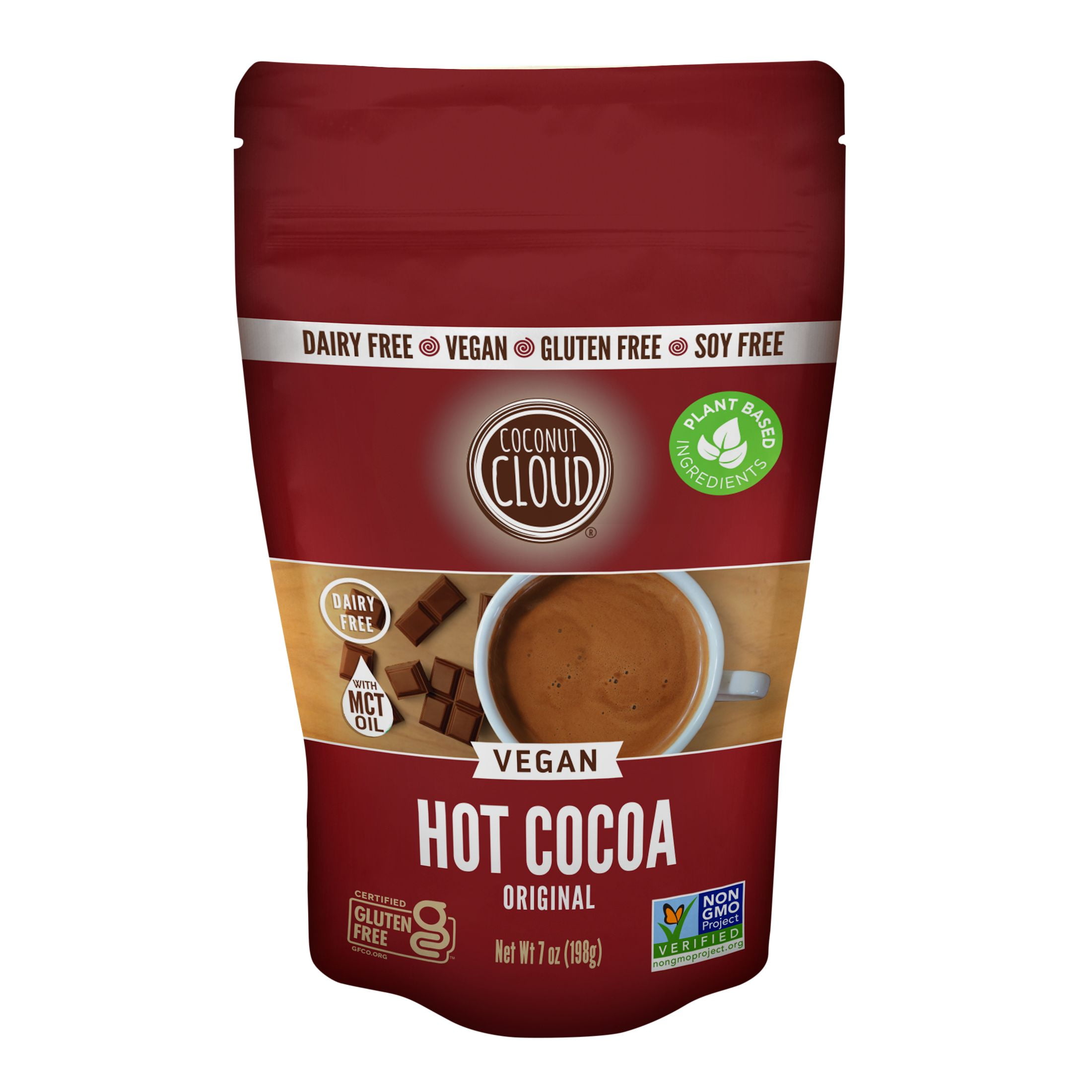 Coconut Cloud Original Hot Cocoa Mix, Vegan, Dairy Free, Non GMO 7 oz