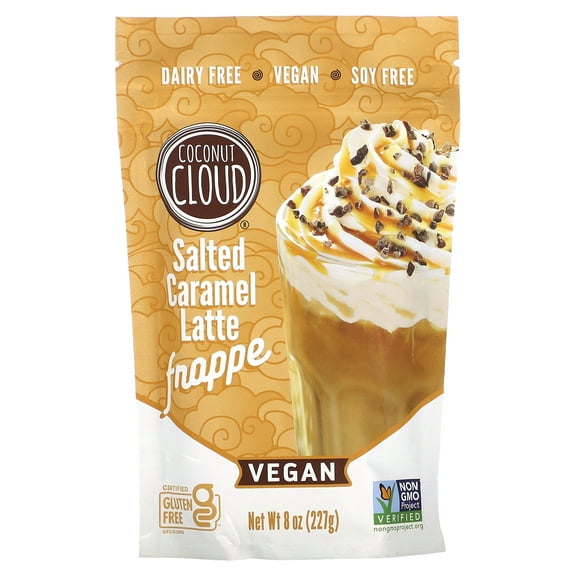 Coconut Cloud Vegan Salted Caramel Latte Frappe, 8 oz (227 g)
