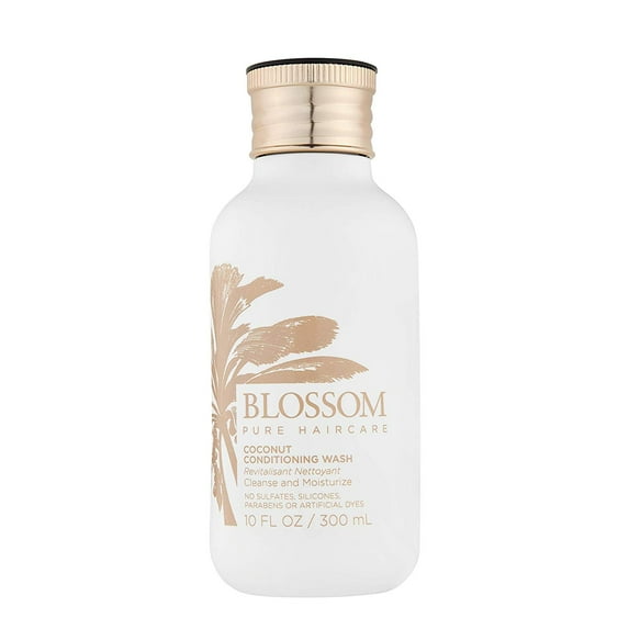 Coconut Conditioning Wash - Blossom - Sulfate-Free Cleansing Hair Conditioner for Dry or Damaged Hair (10 oz.)