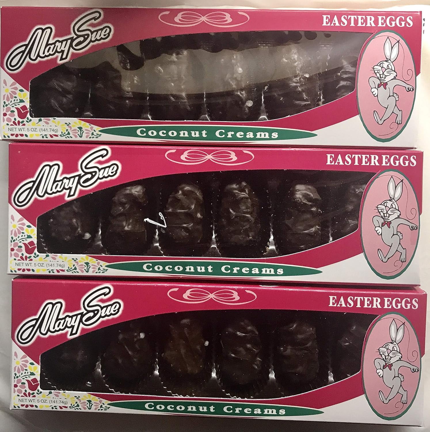 Coconut Creams Easter Eggs 5 oz box 3 pack (15 total ounces