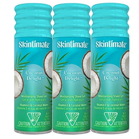 Coconut Delight Moisturizing Shave Gel For Women, 7Oz, 3 Count