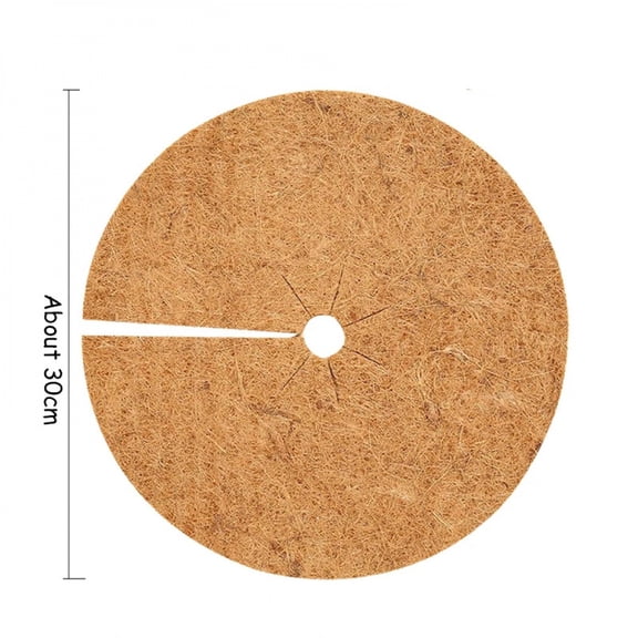 Coconut Fiber Mulch Ring Tree Plant Protector Mat Tree Protection Ring Plant Pot Soil Cover Veranda Garden Greenhouse Tarpaulin