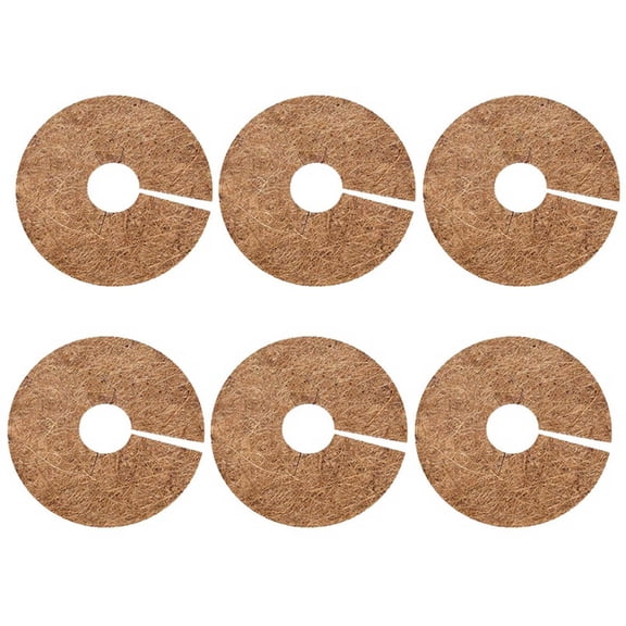 Coconut Fibers Mulch Ring Tree Protector Mat,Coco Coir Mulch Ring Mat,Natural Coco Coir Tree Protection Weed Mats for Cypress, Landscaping, Soil Cover for Indoor Outdoor Plants