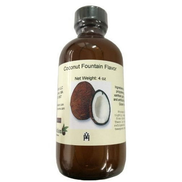 Coconut Flavor Fountain, Low Sugar Water Soluble Tropical Beverage