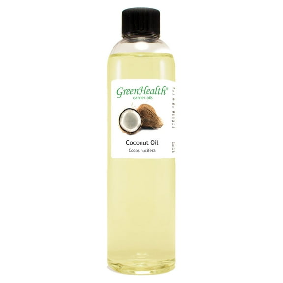 Coconut (Fractionated) Carrier Oil - 8 fl oz - Clear Plastic Bottle w/ Cap