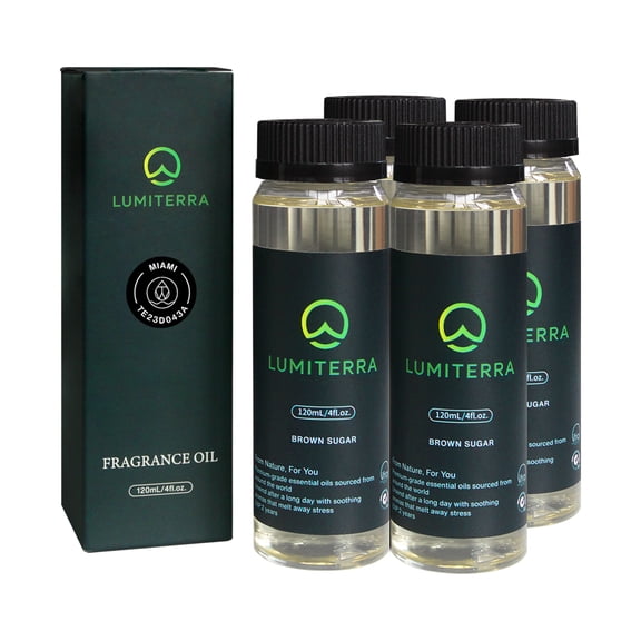 Coconut Fragrance Oil 4 Fl Oz, Premium Scent Oil for Diffuser, Candle Making, Soap Making, Aromatherapy Relaxation, DIY Crafts & Home Aroma, 4 PCS