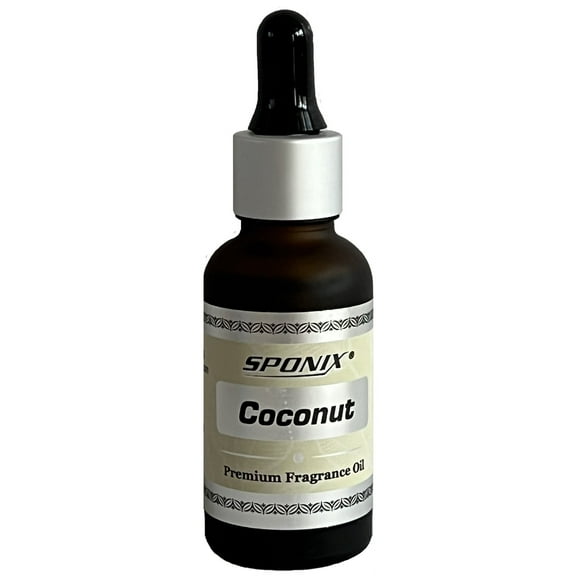 Coconut Fragrance Oil Oil 1 oz (30 ml) Aromatherapy - 100% Pure Organic Aromatic Premium Essential Scented Perfume Oil by Sponix Made in USA