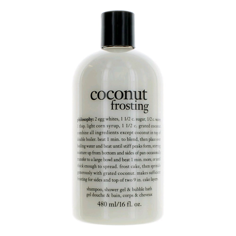 Coconut Frosting by Philosophy 16oz Shampoo Shower Gel & Bubble Bath for Unisex