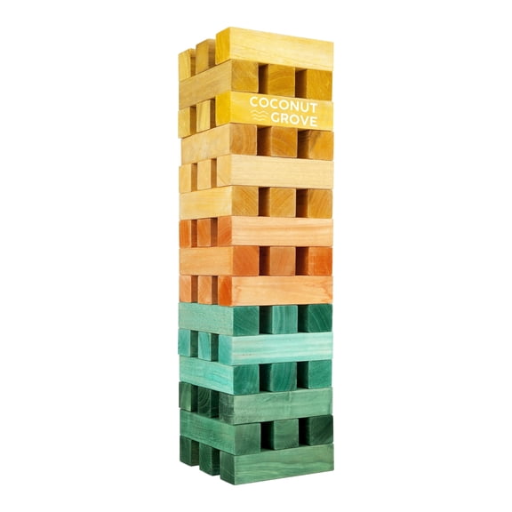 Coconut Grove Co Mega Jumbling Tower - Tropicool