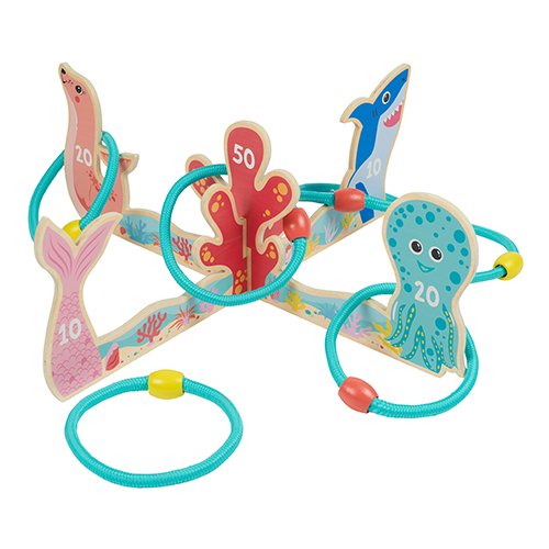 Coconut Grove Co Reef Gang 3D Kids Ring Toss Game Multicolor