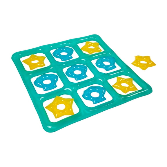 Coconut Grove by Sunnylife - Inflatable Tic Tac Toe Reef Gang, Pool Float Game for Kids & Adults
