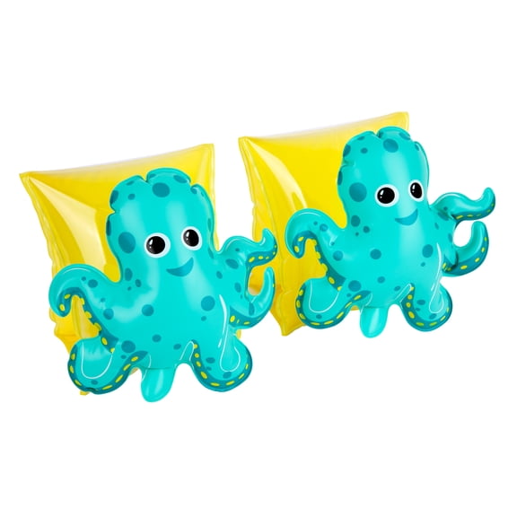 Coconut Grove by Sunnylife -Kids, Unisex Inflatable Swim Arm Bands Oscar the Octopus, Green-Age 3-6 Years-Pool & Float Toy