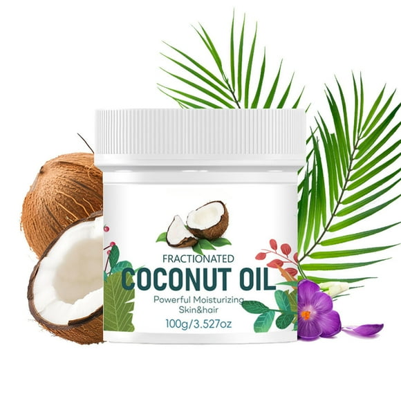 Coconut Hair Oil, Coconut Hair Oil Treatment, Controls Frizz, Hydrates & Softens - Lightweight Formula Helps Repair Distressed Hair from Heat Styling & Treatments
