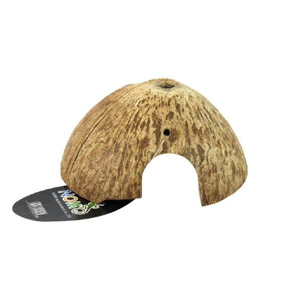 Coconut Husk Resin Reptile Hiding Cave Decor Aquarium Turtle Hole Basking for Small turtle Frog Scorpion, , Gecko