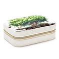 thumbnail image 1 of Coconut Jujube Tree Velvet Portable Jewelry Stand with Removable Compartment - Travel Organizer, Earring Holder, and Organizer Box - Gift, 1 of 7