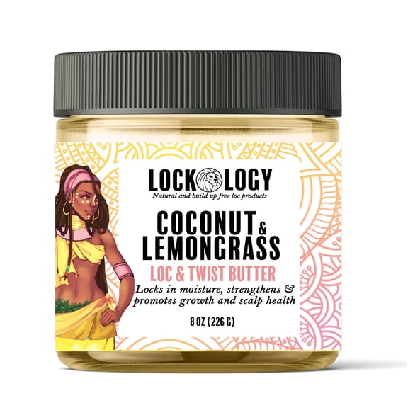 Coconut Lemongrass Locking Butter For Retwisting Locs/Dreadlocks by Lockology