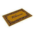 Coconut Mat With Heavy Duty Backing Mat 17.5