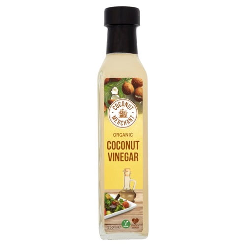 Coconut Merchant Organic Coconut Vinegar 250ml, British Import (Pack of 2)