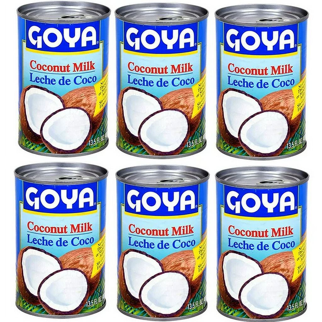 Coconut Milk Leche de Coco 13.5 oz by Goya (Pack of 6)