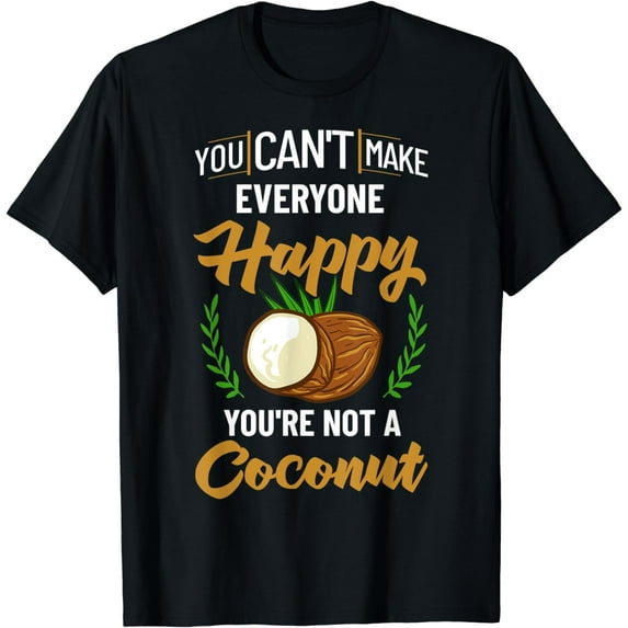 Coconut Milk Oil Water Cream Tree Fruit Palm Butter T-Shirt