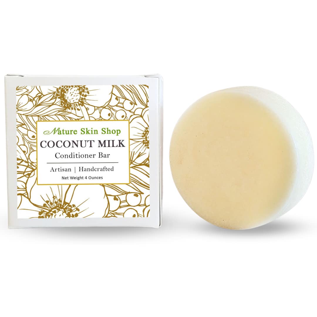 Coconut Milk Solid Bar Conditioner, Natural, Sulfate Free, EcoFriendly