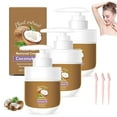 thumbnail image 1 of Coconut Oil Facial Hair Removal Cream, Coconut Oil Hair Removal Cream, Facial Hairs Removal Coconuts Creams, Gentle Body Hair Remover Cream for all Skin (3PC), 1 of 8