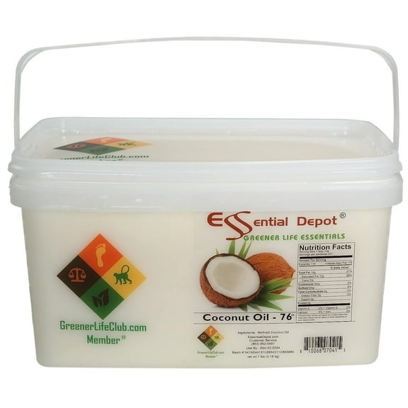 Coconut Oil - Food Safe - 7 lbs - Greener Life Club Box