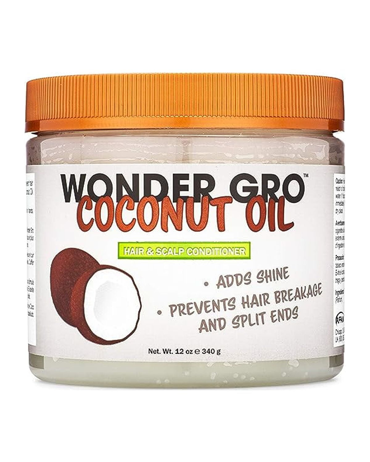 Coconut Oil Hair Grease Styling Conditioner, 12 fl oz Adds Shine