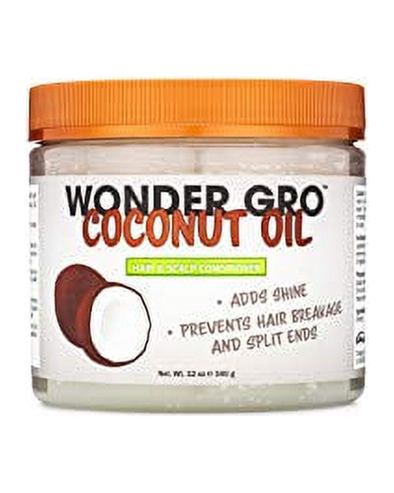 Coconut Oil Hair Grease Styling Conditioner, 12 fl oz Adds Shine Prevents Breakage & Split