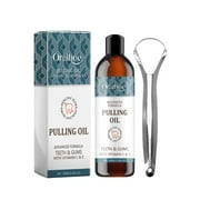 Coconut Oil Pulling Mouthwash with Essential Oils & Vitamin U K