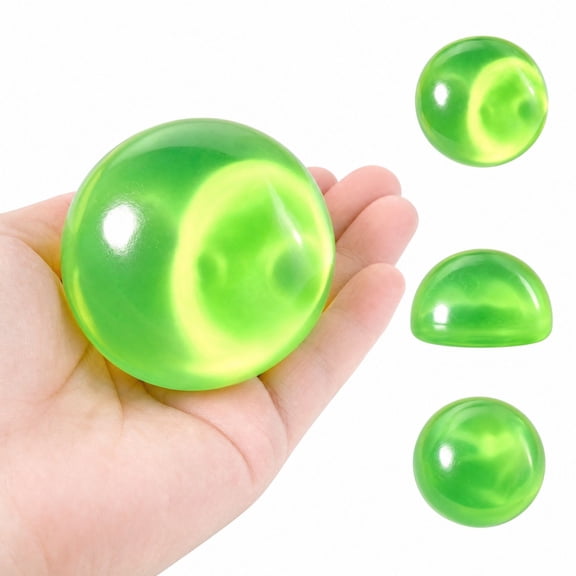 Coconut Oil Squishy, Coconut Oil Stress Ball, Slow Rising Squeeze Luck Squishies, Sensory Fidget Oil Ball Toy for Kids and Adults Party Favors Birthday Gift