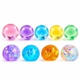 thumbnail image 1 of Coconut Oil Squishy Fidget Toy, 2.36in Slow Rising Stress Ball for Stress Relief, Clear Maltose Squeeze Toy for Kids Adults Anxiety Relief (Blue), 1 of 7