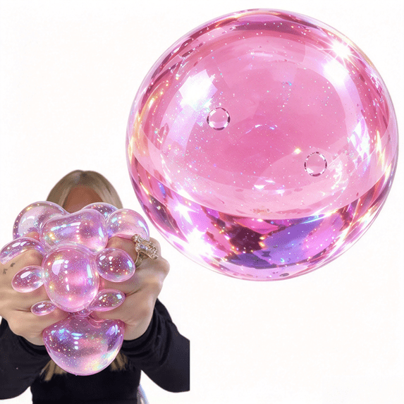 Coconut Oil Squishy Stress Ball, 2.36 Inch Realistic Clear Squeeze ...