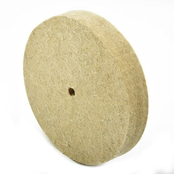 Coconut Ok 1Pc 6inch 150Mm Wool Felt Polishing Buffing Wheel Gold Silver Jewelry Mirror Polishing for Buffer Polishers Grinder
