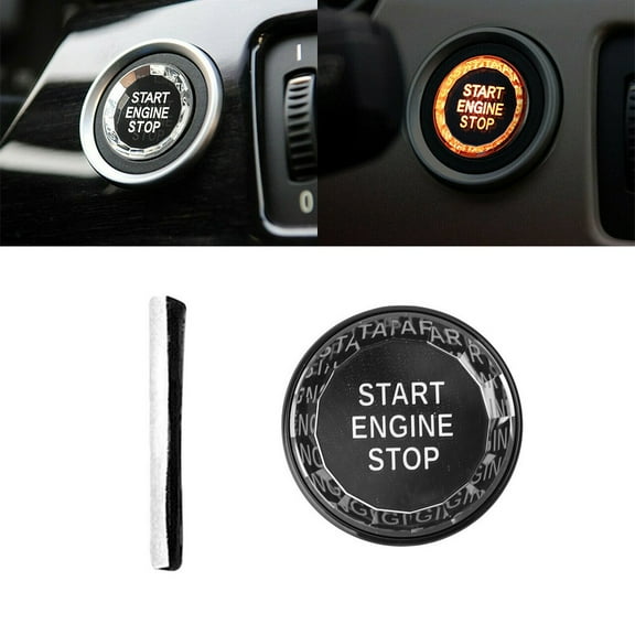 Coconut Ok 1Pc Car Crystal Start Stop Switch Button Cover Auto interior Accessories for Bmw 1 3 4 6 7 8 Series E81 E21 E90 E28 E24 E23 E31