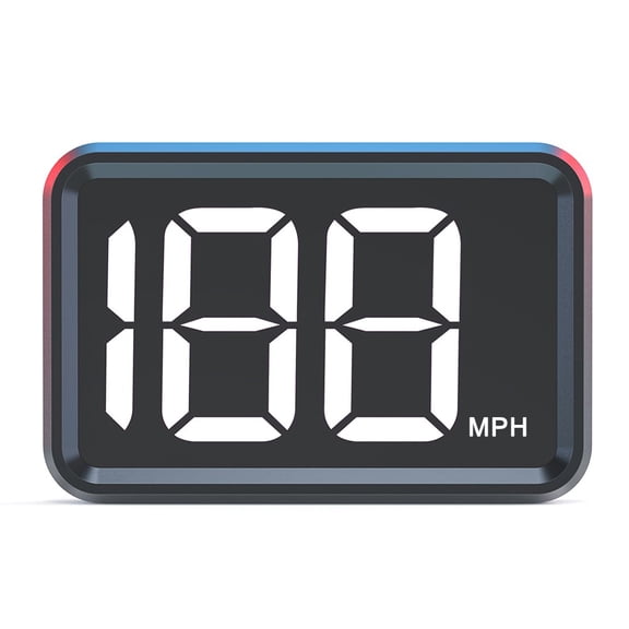 Coconut Ok 1Pcs Mph Km/H Car Hud Head Up Display Gps Digital Speedometer Big Font for Truck/Vehicle for Beidou Gps Speed Display Usb 5V,Mph
