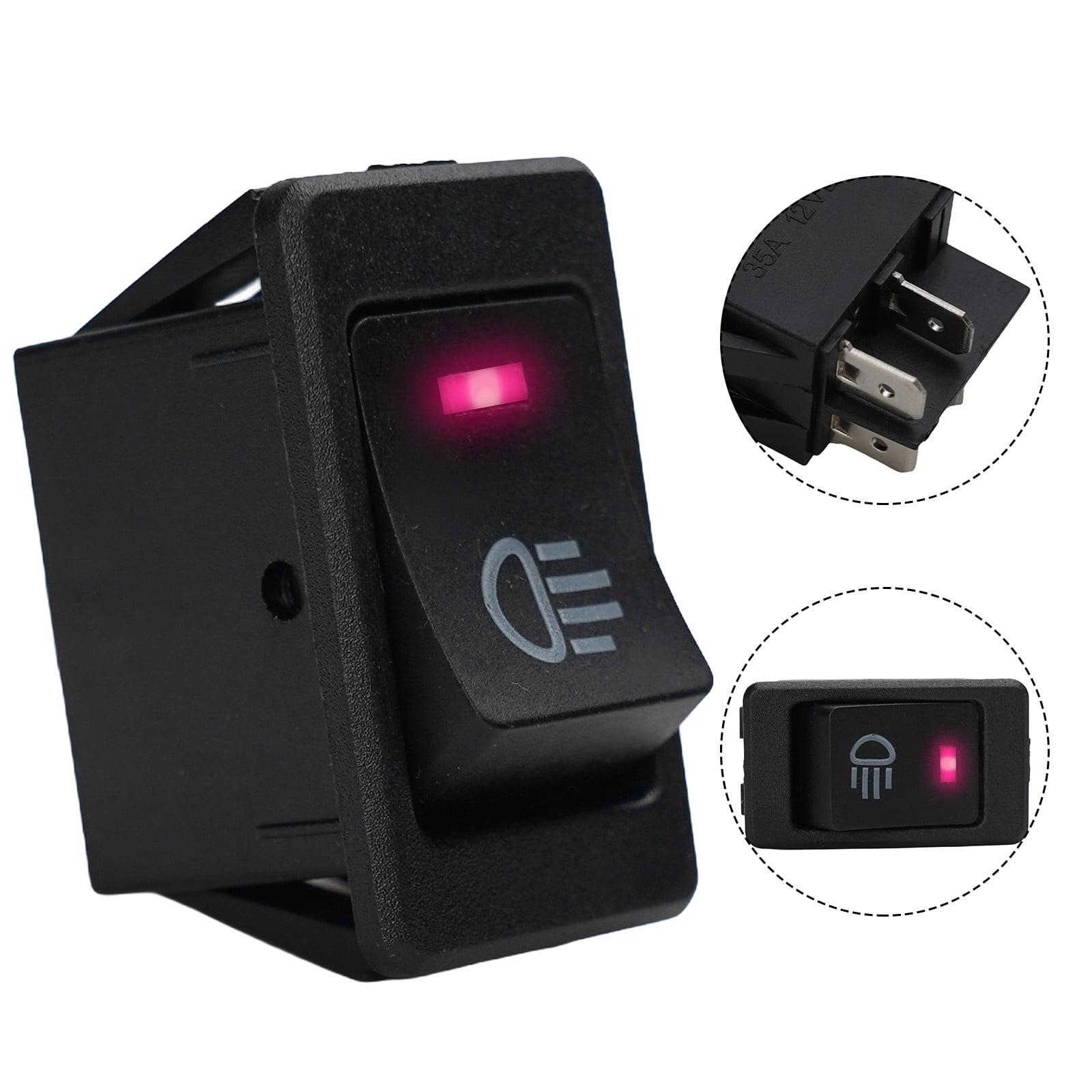 Coconut Ok 1X Car Led On/Off indicator Rocker Toggle Switch Driving Fog ...