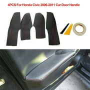 Coconut Ok 4Pcs Car Rear Door Armrest Panel Cover Premium interior Brand New for Honda Civic 2006-2011 Auto interior Replacement Parts