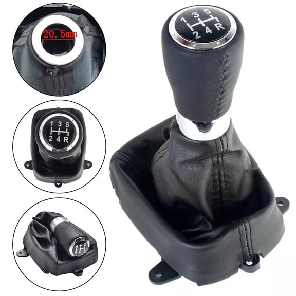 Coconut Ok 5 Speed Black Gear Shift Knob Boot for Honda for Accord Viii 8 for Mk8 2008-2014